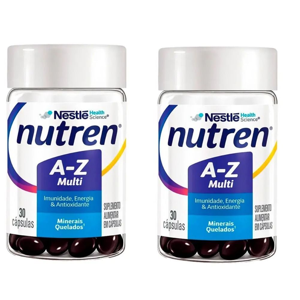 nutren Polivitamínico  A-Z Multi 30 cápsulas kit 2 total (60capsulas)