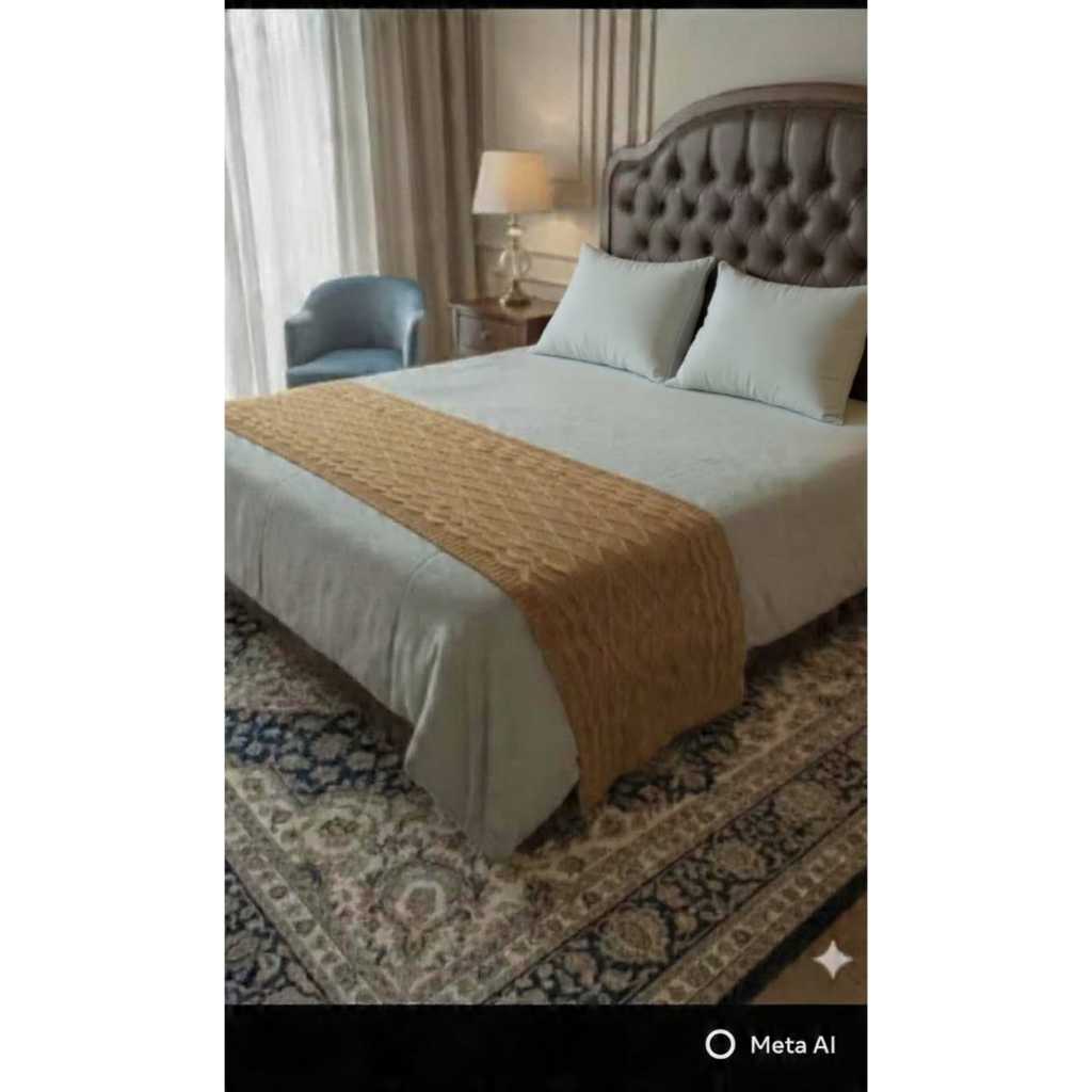 PESEIRA LUXO CAMA CASAL SOFÁ MANTA TRICOT TRANÇA CAMA KING QUEEN E SOFÁ