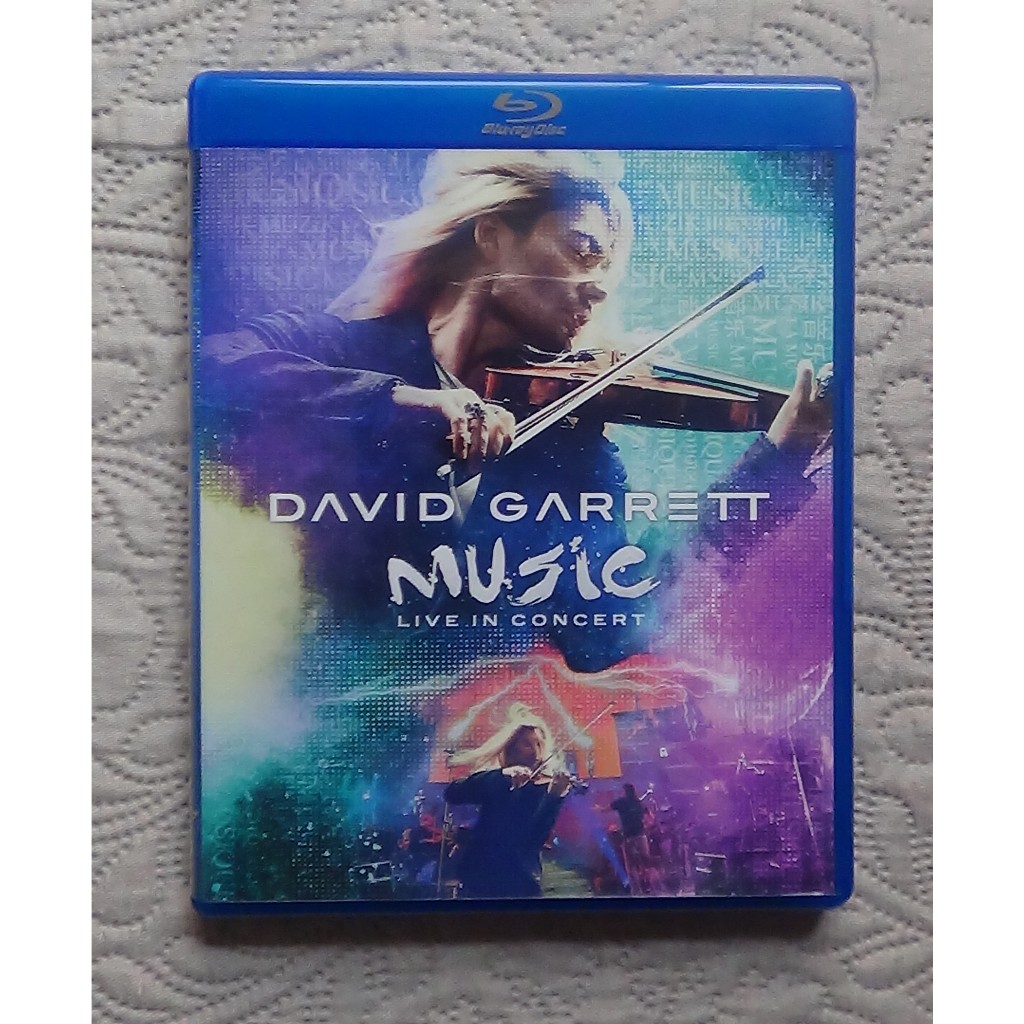 david garrett - music live in concert (bluray raríssimo)