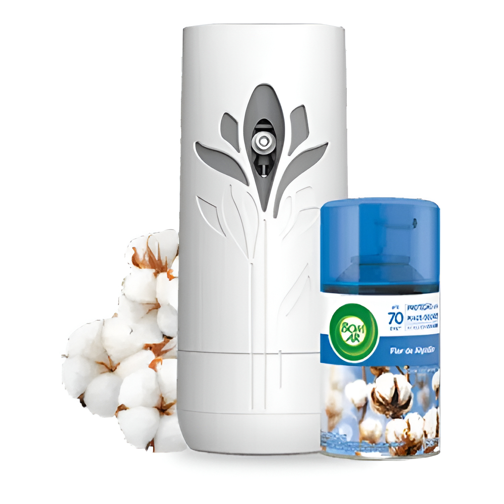 Aromatizador Elétrico Bom Ar de Algodão Completo e/ou Refil -  Bom Ar Air Wick Aparelho + Refil 250g em Oferta na Shopee