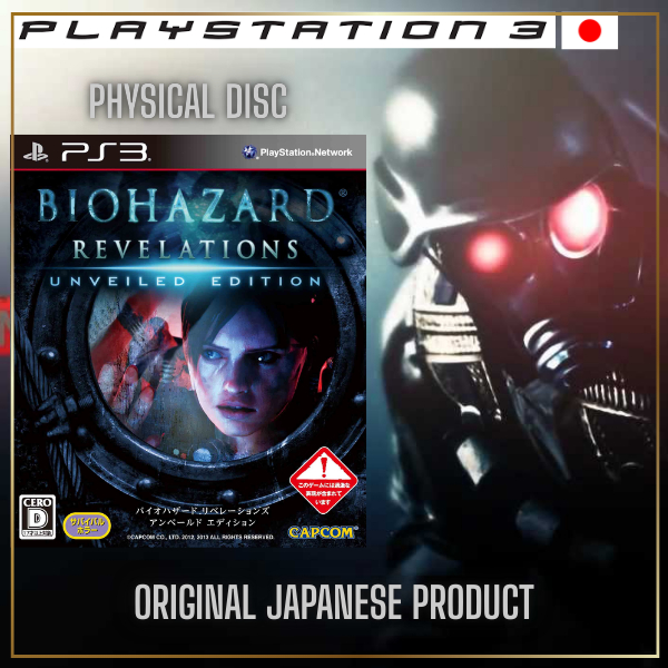 Resident Evil Revelations Unveiled Edition PS3 🎮 Usado em Excelente Estado ✨ Original Japão 🇯🇵 Versão de Lançamento (Sem Best) ✅ Testado