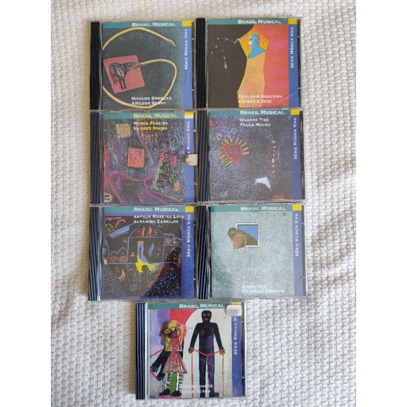 Coleção Instrumental Brasileiro - 7 cds - Wagner Tiso - Nivaldo Ornelas