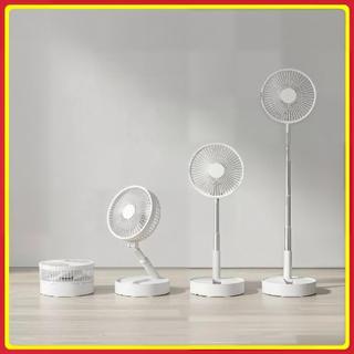 Ventilador  Portátil Dobrável 4 Velocidades Recarregável USB Retrátil Mesa Coluna Forte Silencioso