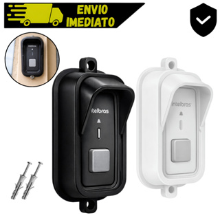 Suporte Protetor Anti Furto Vandalismo Respingos Proteção Para Campainha Intelbras Cib101 em Oferta na Shopee
