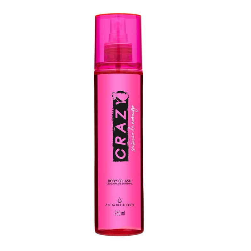 Body Splash Crazy Sensação de Morango 250ml