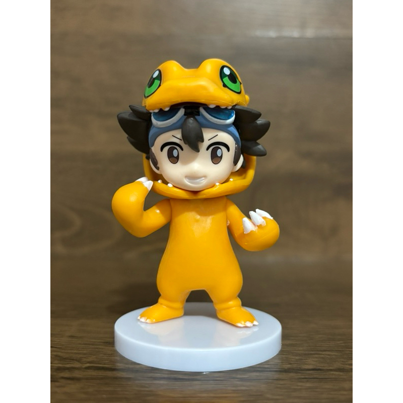 Miniatura colecionável Digimon Taichi Kamiya Agumon Digimon Adventure Tai Greymon