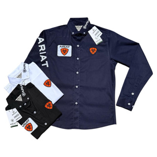 Camisa Country Texas Farm Masculina Manga Longa Bordada Cowboy em Oferta na Shopee