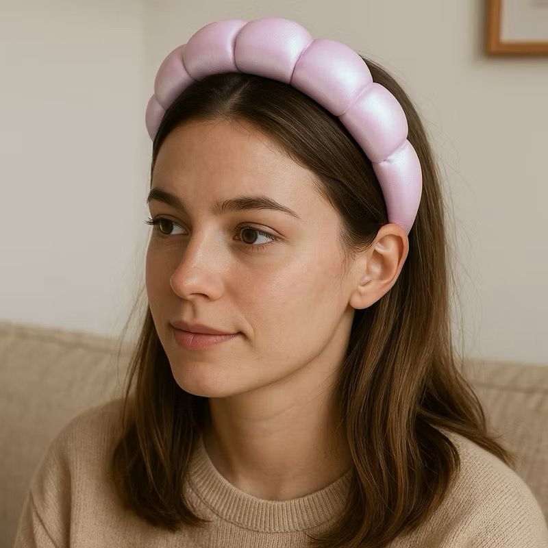 Kit com 12 Tiaras para Maquiagem e Skincare | Confortáveis e Leves｜colorido｜perolada em Oferta na Shopee