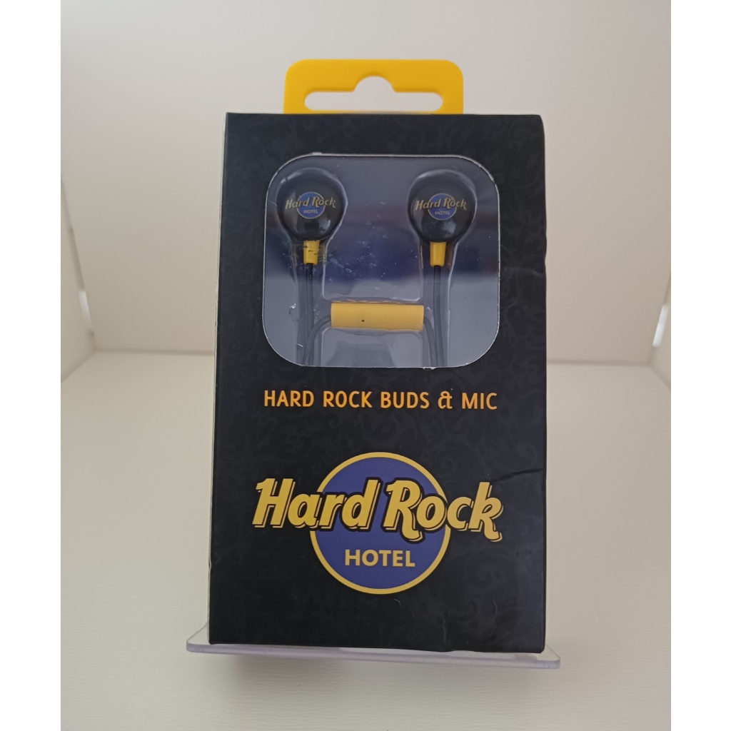 FONE DE OUVIDO COM FIO HARD ROCK HOTEL IMPORTADO LACRADO