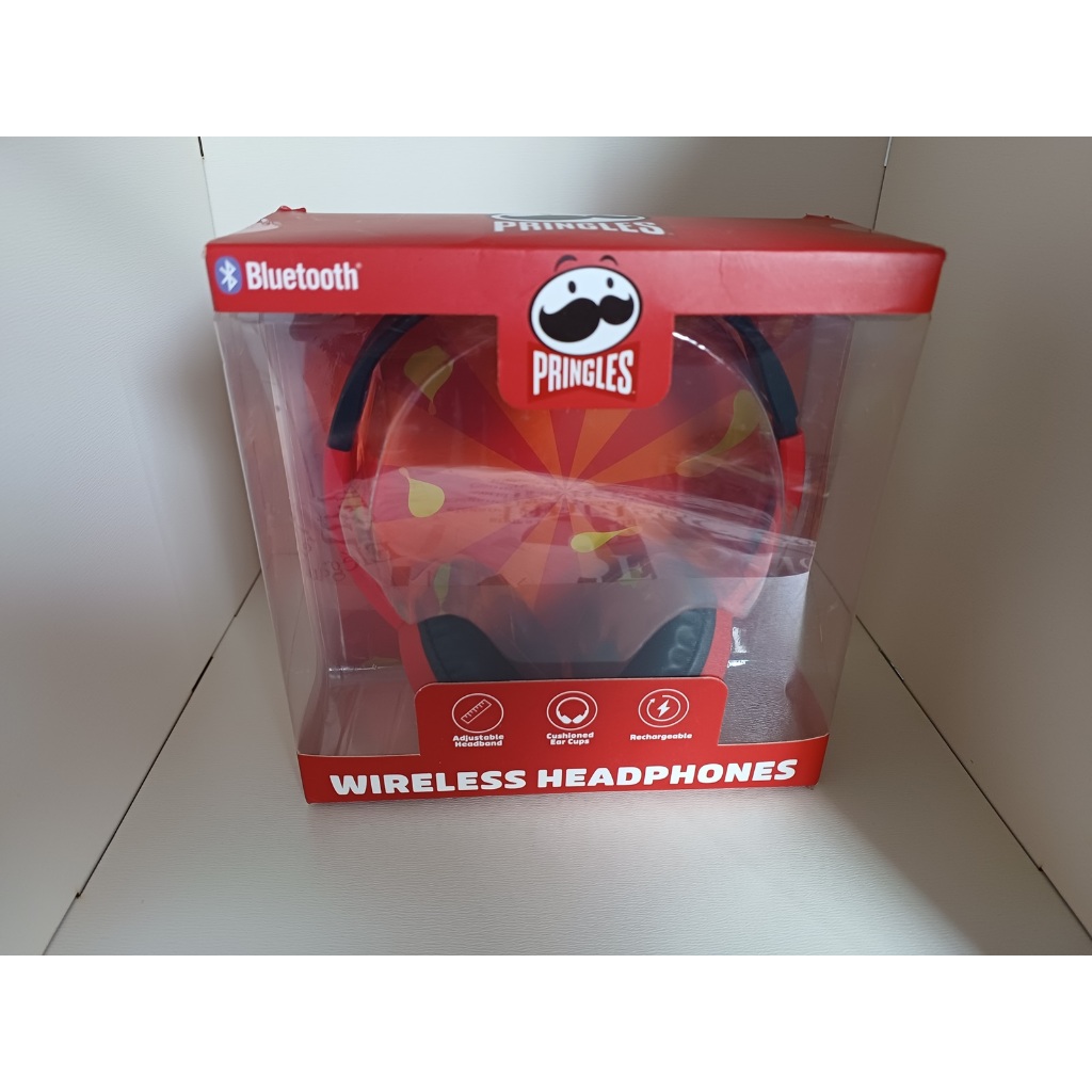 Fone De Ouvido Bluetooth Pringles Importado Lacrado Vermelho
