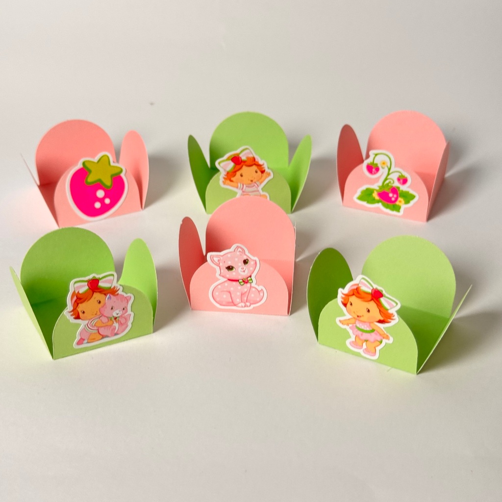 100 Forminhas para Doces Moranguinho baby Festa de Aniversário, Confeitaria, BRIGADEIRO