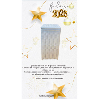 Roupeiro Cesto P/roupa Suja Fibra Sintética 112 Litros 40x40x70 em Oferta na Shopee