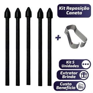 Kit 5 Pontas de Reposição Resistentes Para Samsung S Pen Galaxy S6/S7/S7Fe/S8/S9/S9Fe/Galaxy S Ultra em Oferta na Shopee