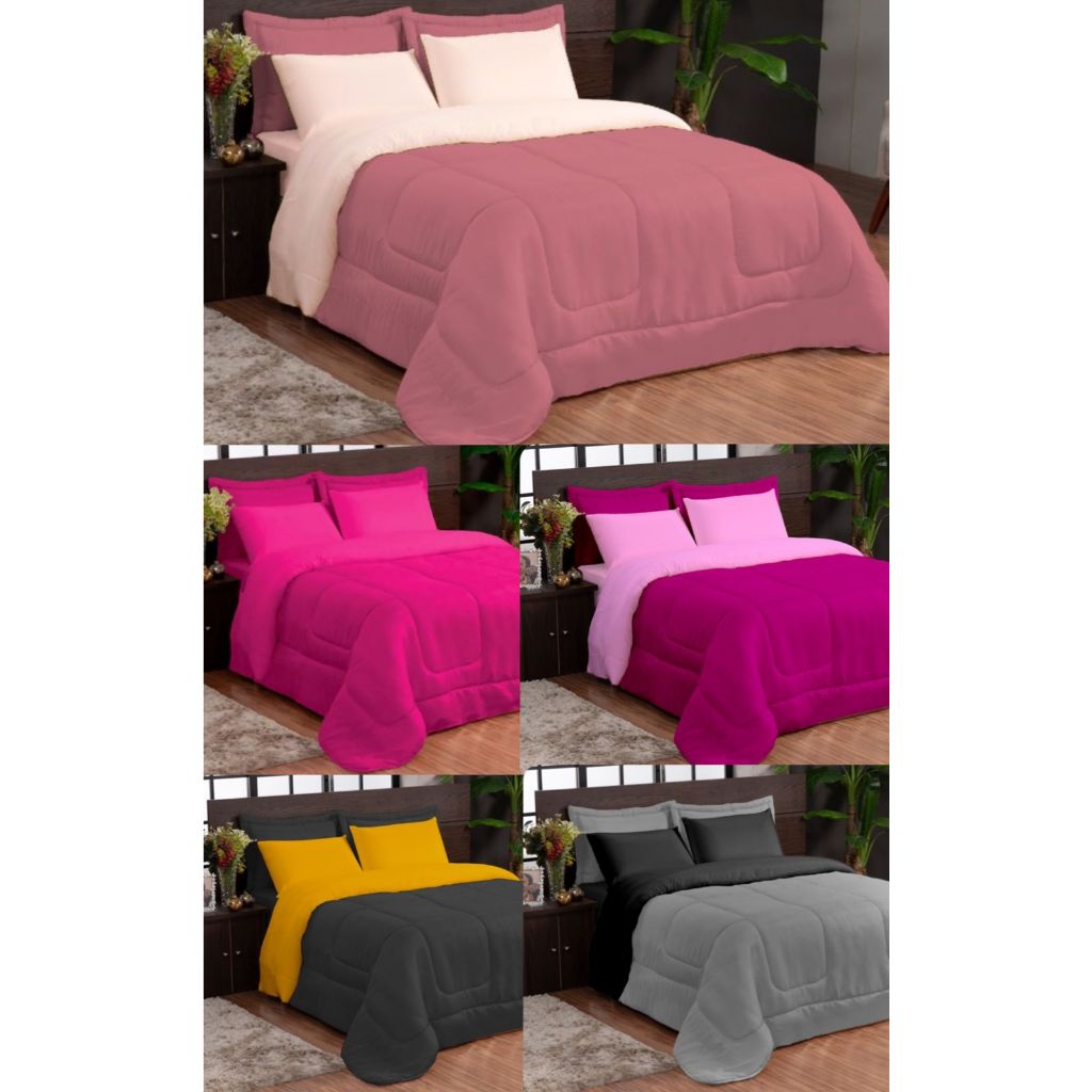 COBRE LEITO EDREDOM  SUPER CONFORTAVEL, CASAL QUEEN  3 PEÇAS