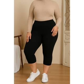 Calça Feminina Legging Capri Corsário Grossa Plus Size G1 G2 G3 G4 Modelo Curve em Oferta na Shopee