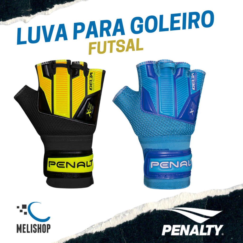 Luva de Goleiro Futsal Penalty Delta Indoor Training X em Oferta na Shopee