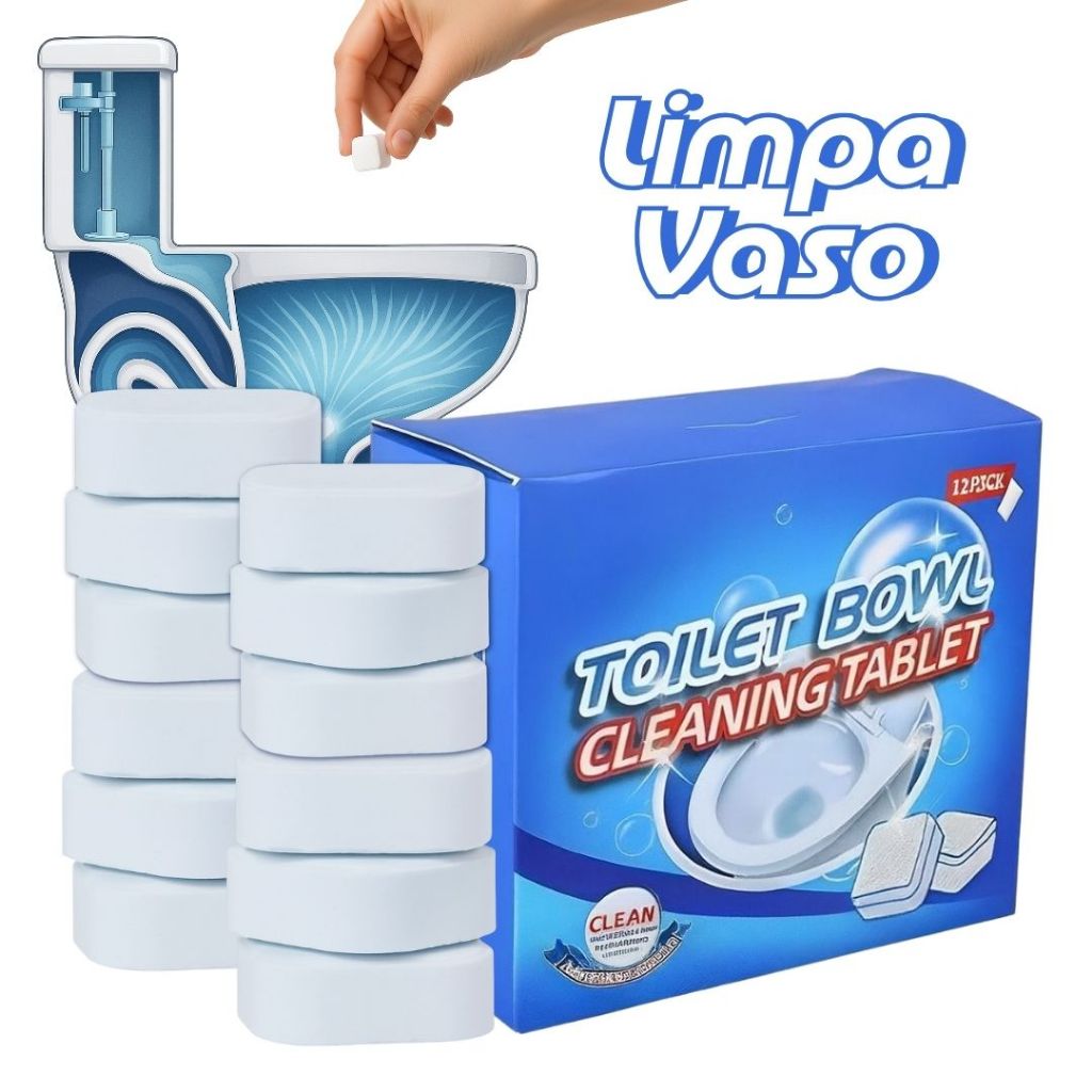 Limpa Vaso Sanitario Limpador Tira Manchas Pastilhas Remove Encardidos