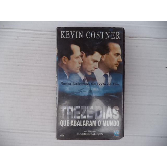 Fita Vhs Treze Dias Que Abalaram O Mundo Original Legendado Kevin Costner drama