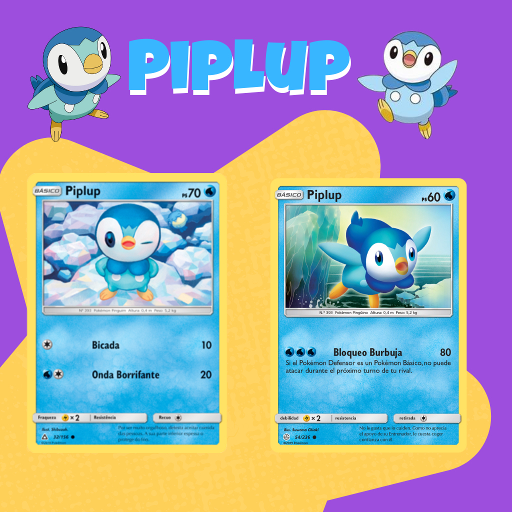 💙🐧 PIPLUP + 9 CARTAS FOFAS ALEATÓRIAS – PACK ESPECIAL 🐧💙 em Oferta na Shopee
