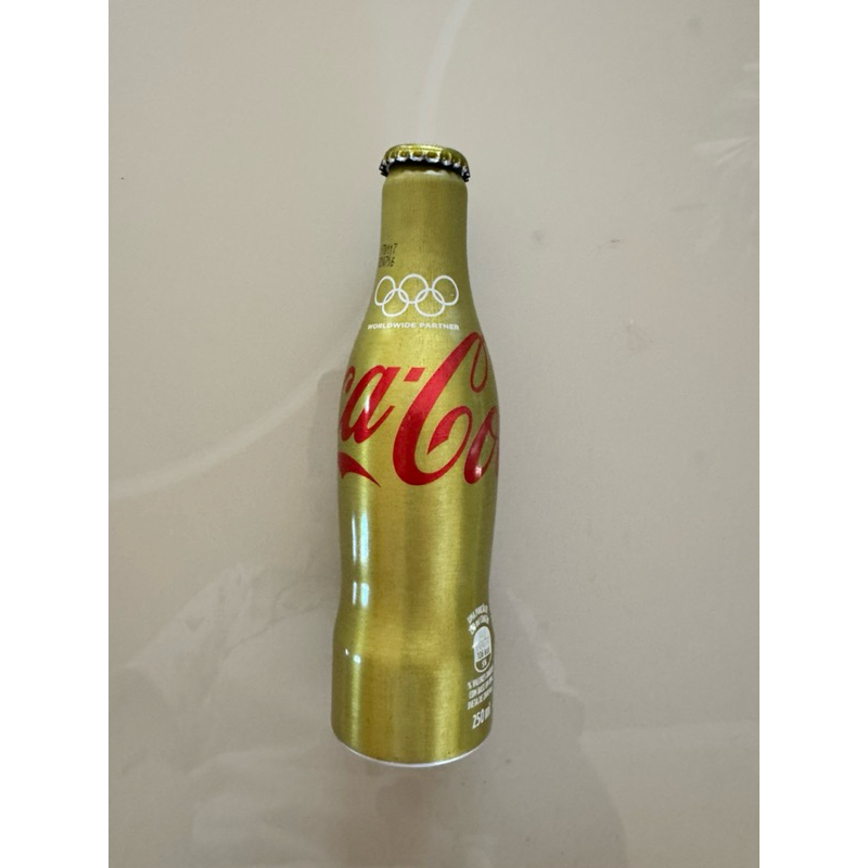 Garrafa alumínio Coca Cola colecionável edição Olimpíadas Rio de Janeiro 2016