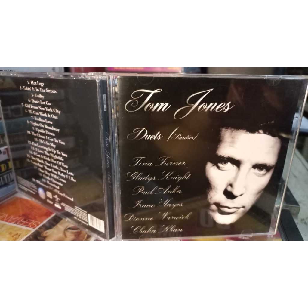 cd tom jones - duets- Excelente estado-Tiragem AA1000 Fieldzz Dir: Irai campos tina turner chaka khan issac hayes gladis