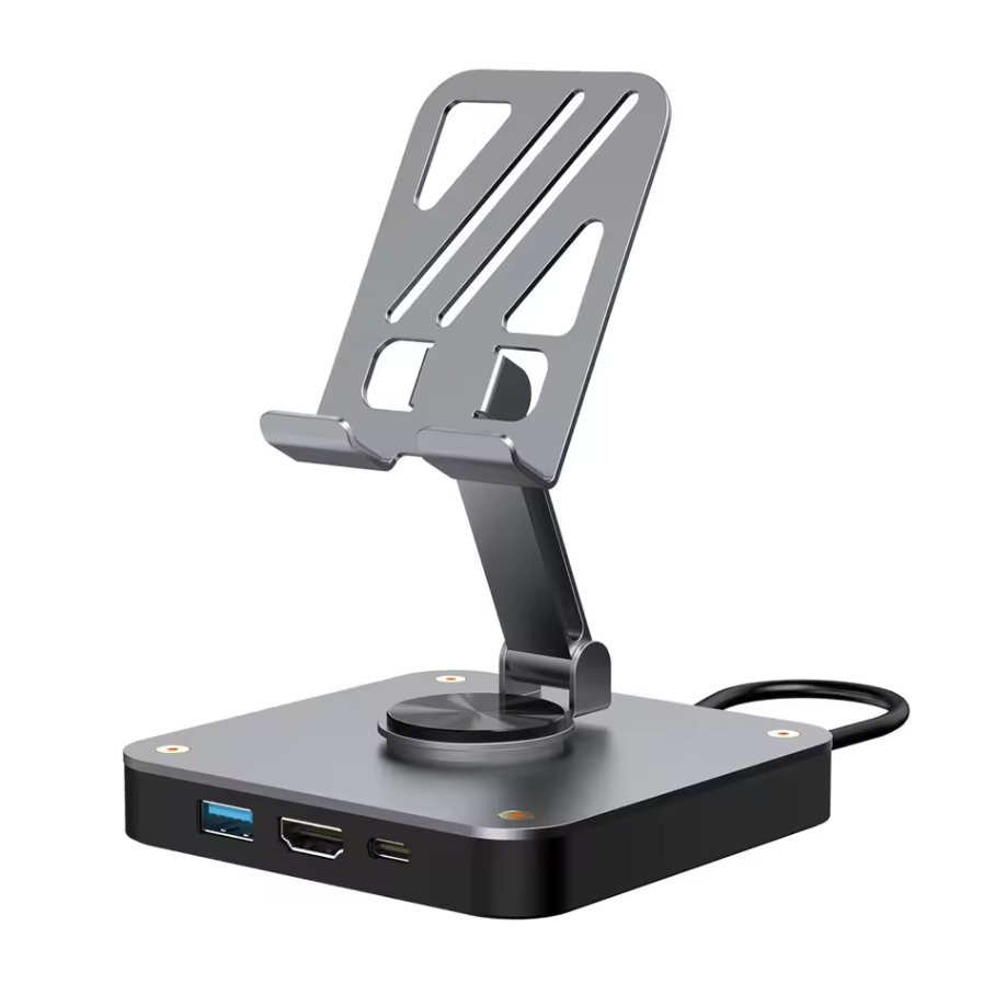 Dock Station HUB USB Tipo C compatível c/ Nintedo Switch, Samsung Dex, Smartphones, Tablets e notebooks