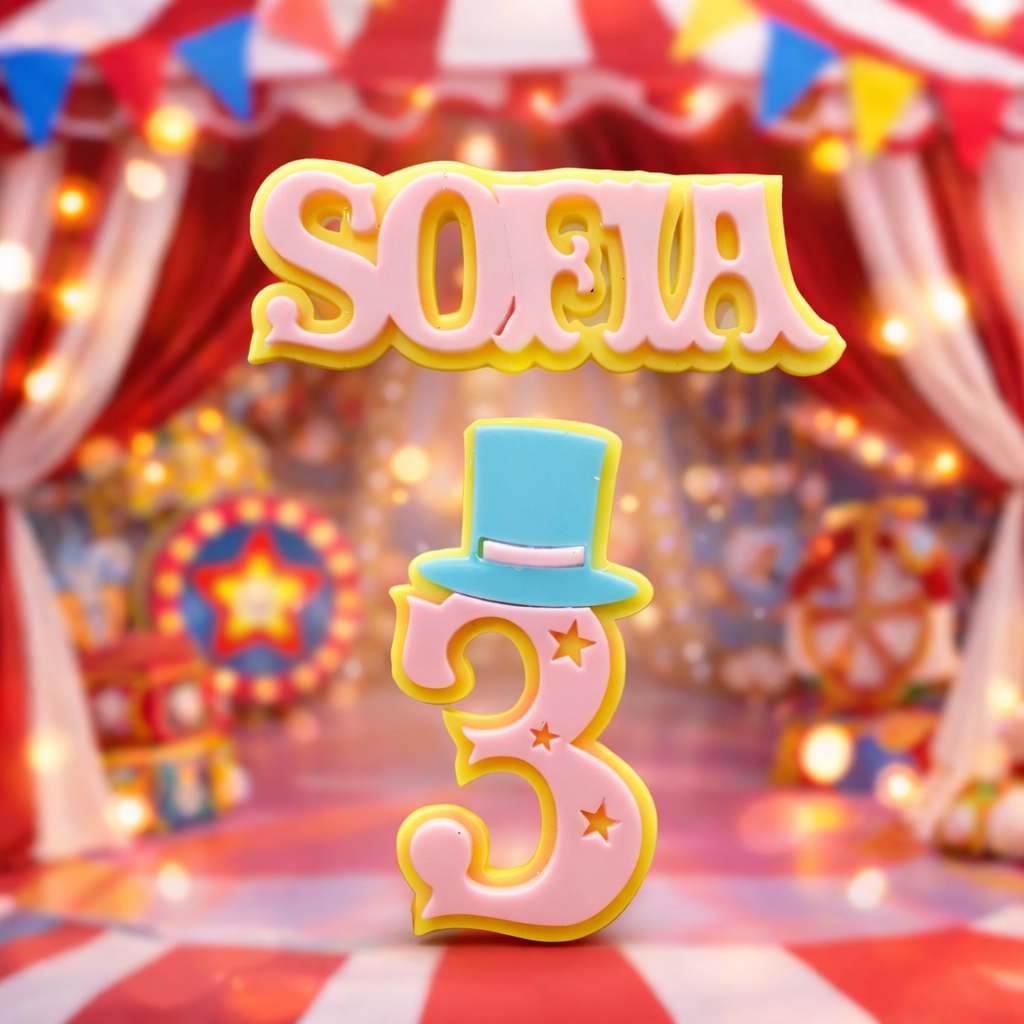 Apliques no tema circo para Personalizados em Oferta na Shopee