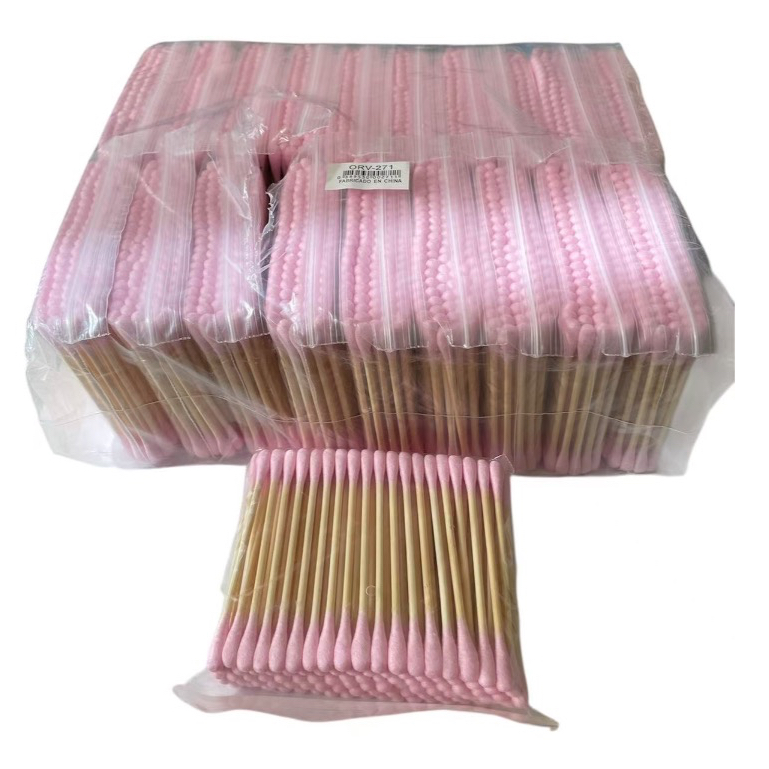 Cotonetes de Algodão Dupla Face 2000 pcs Limpeza Maquiagem Higiene