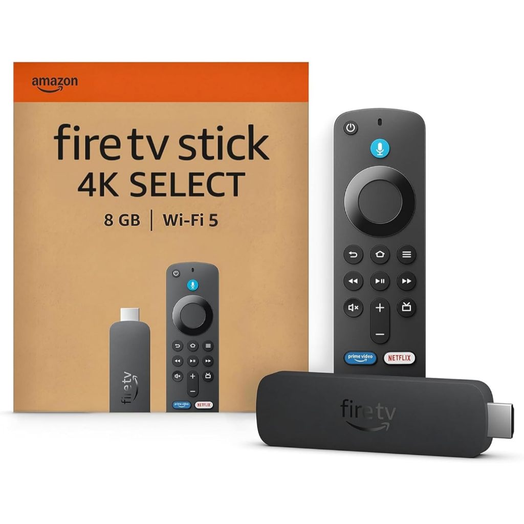Amazon Fire TV Stick 4K Select ( última Geração - Vega OS, ) Wi-Fi 5, Bluetooth 5.0,