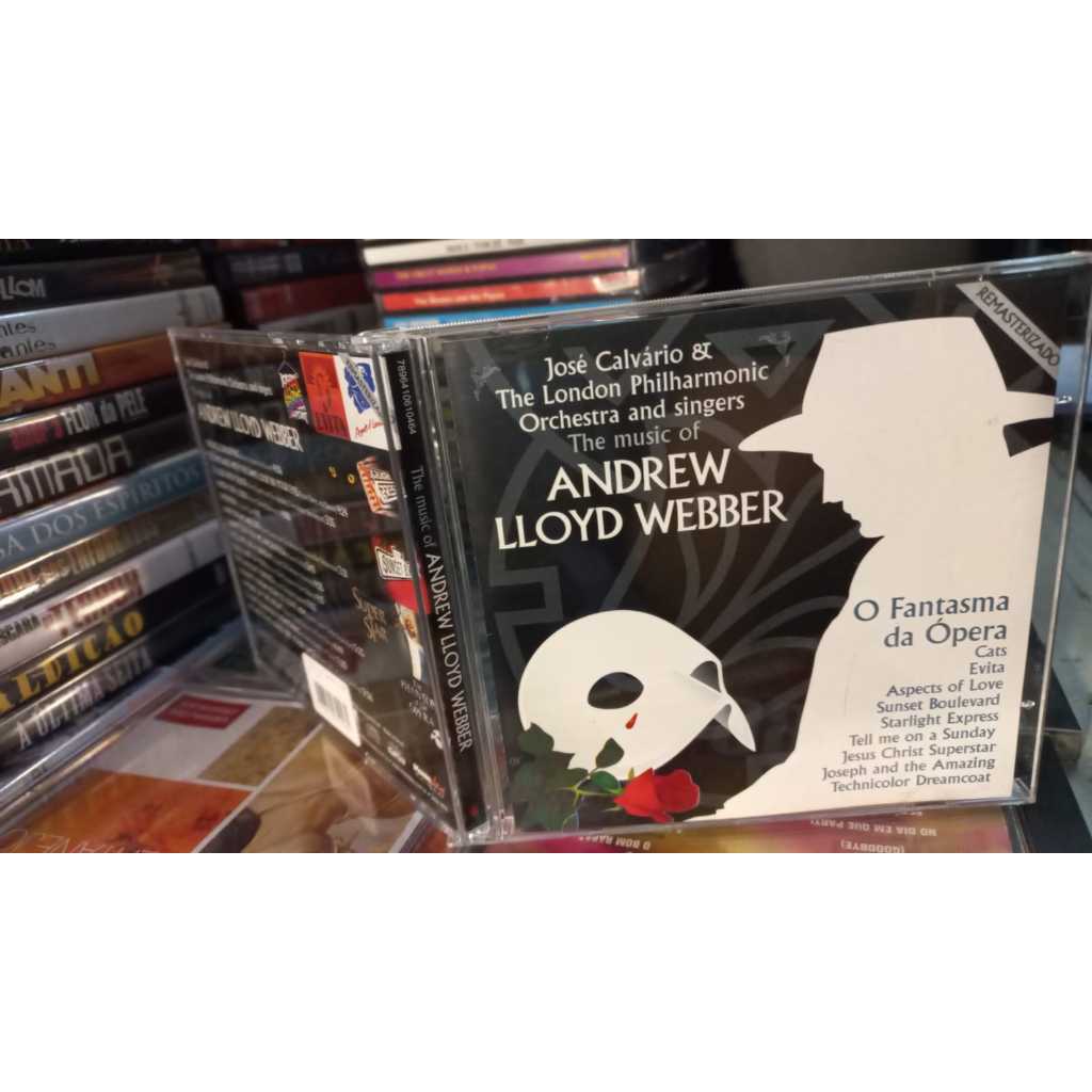 Cd The Music Of Andrew Lloyd Webber O Fantasma Da Ópera -Excelente AA1000- José Calvario London Philharmonic