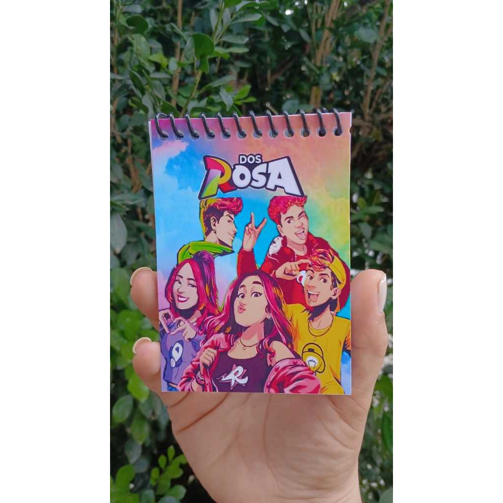 30 Mini bloquinho 7x10 Clube dos Rosas  Emily Vick Lembrancinha Personalizado