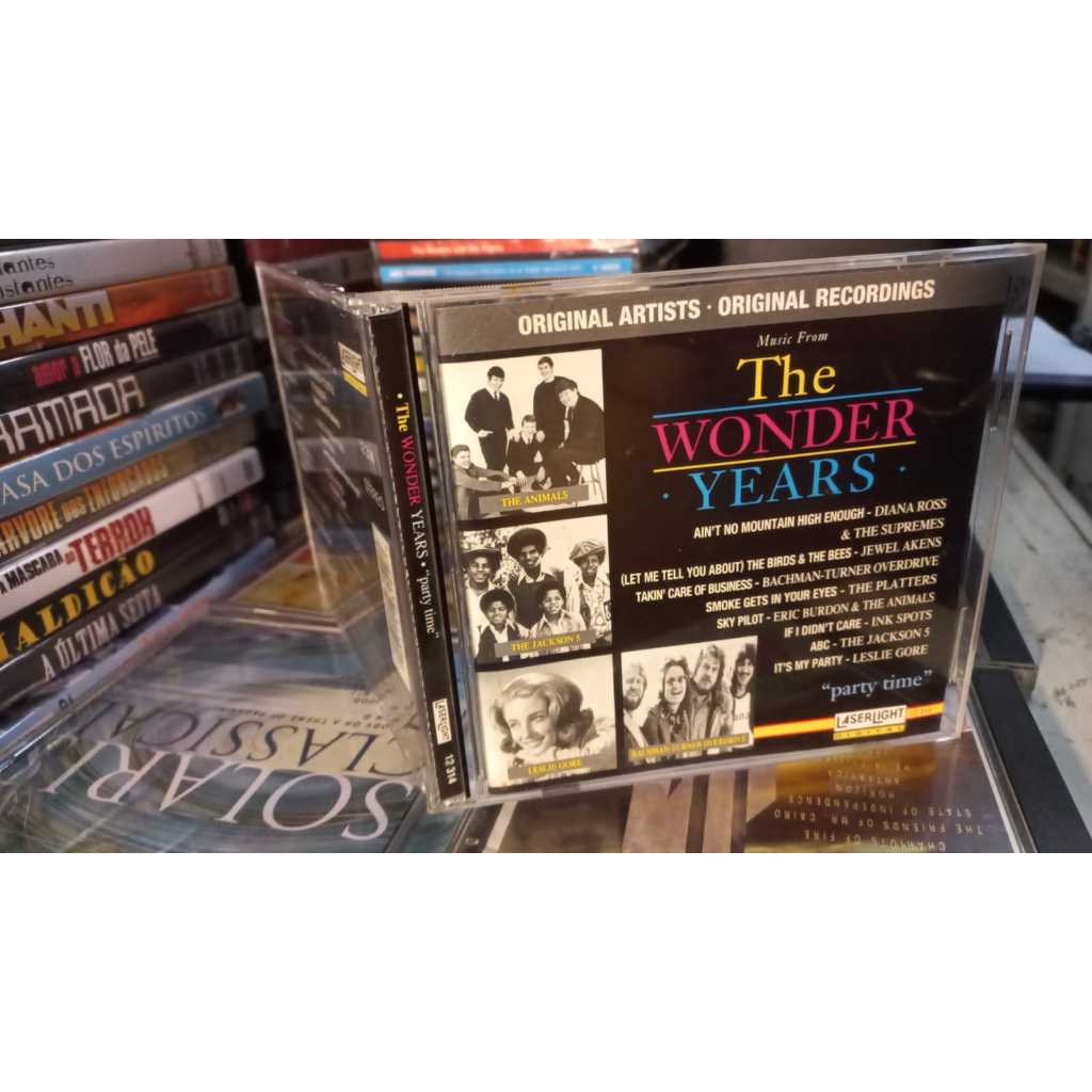 Cd The Wonder Years Party Time Trilha Sonora Imp 1994 Diana Ross The Supremes The Platters Ink Spots The jackson 5 jewel
