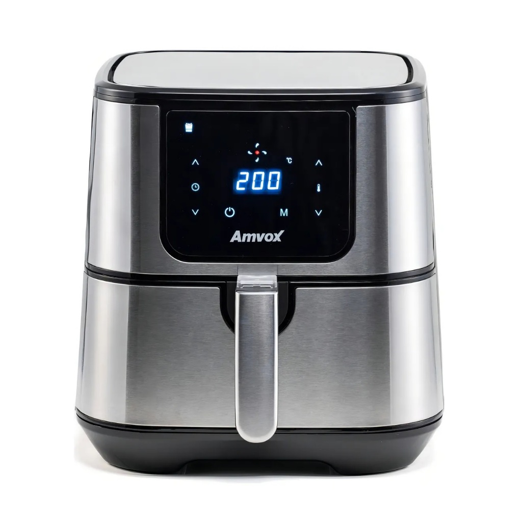 Fritadeira Air Fryer Amvox 7l Painel Digital Arf1255 - Cor Aço inoxidável 127v