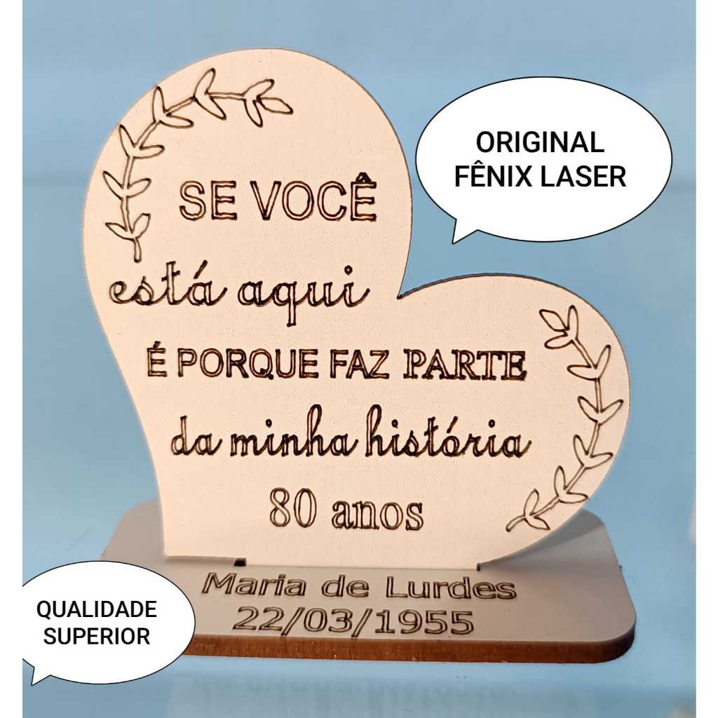 100 LEMBRANCINHAS DE ANIVERSÁRIO ADULTO PERSONALIZADO EM MDF em Oferta na Shopee