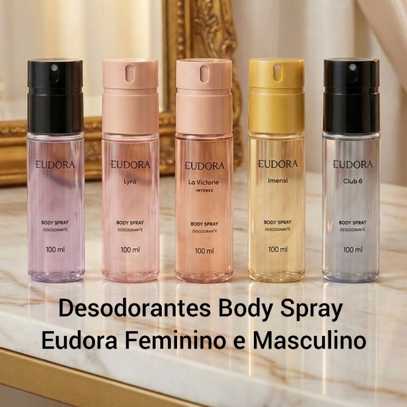 Desodorante Body Spray Eudora Feminino ou Masculino– Ideal para Uso Diário em Oferta na Shopee