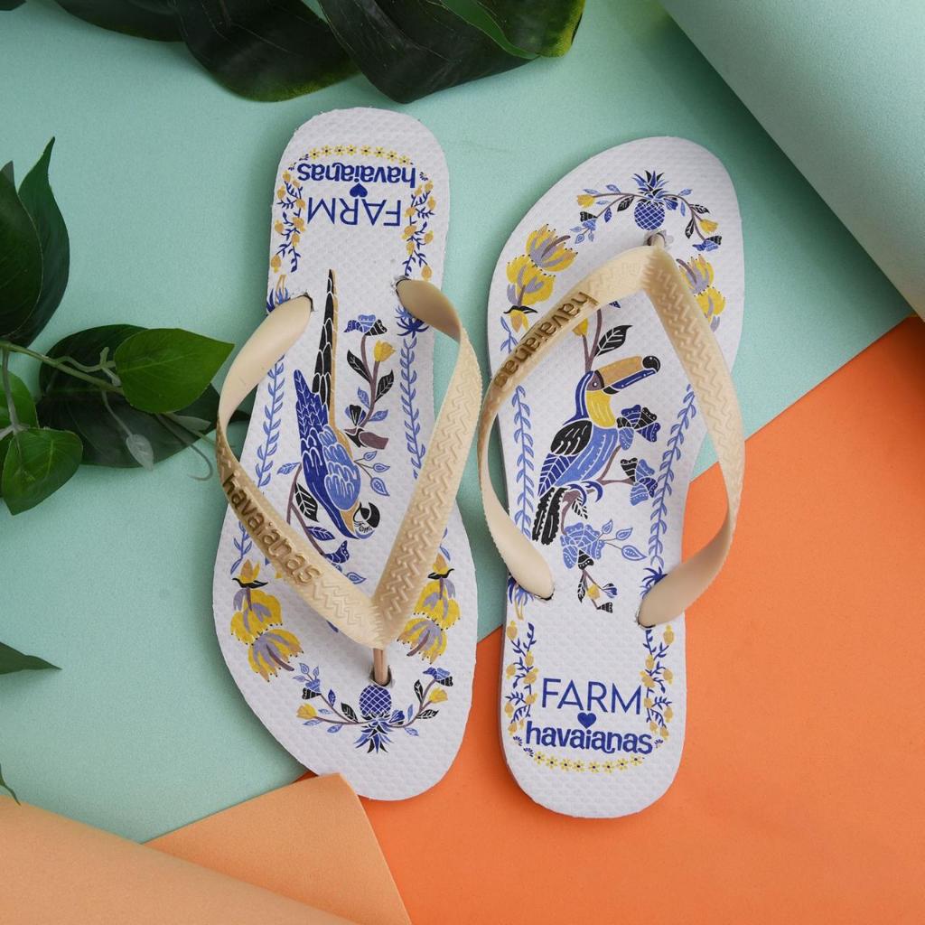 Chinelo Feminino Estampa Tropical: A Cor do Verão Brasileiro