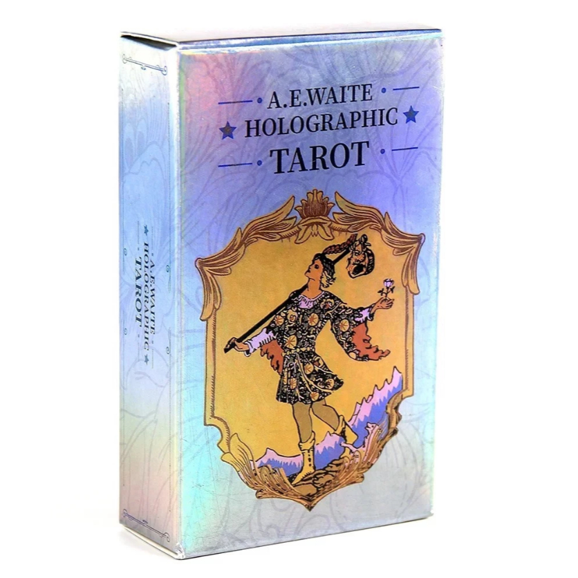 Tarot Holographic - A. E. Waite - Cartas Taro Holográfico em Oferta na Shopee