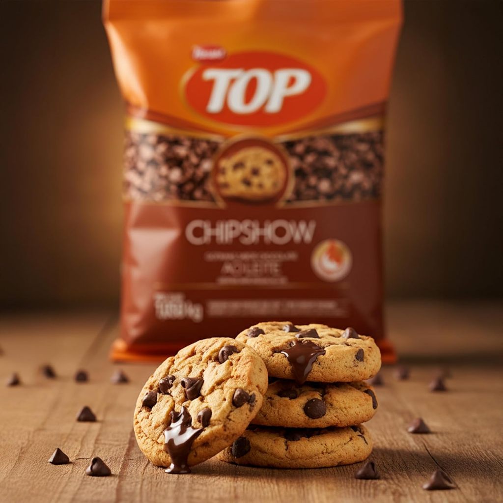 Gotas de Chocolate  Top Chipshow Harald Ao Leite 1,01kg