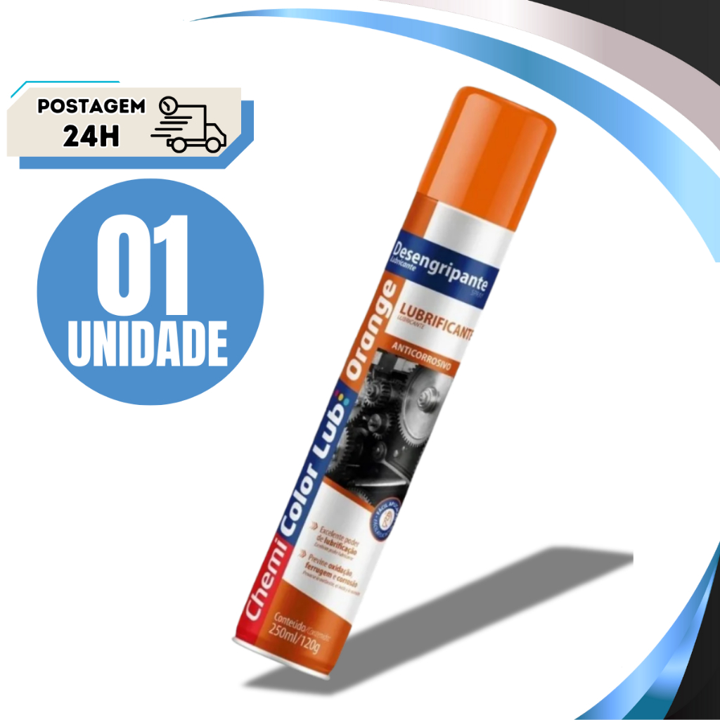 Desengripante Óleo Multiuso Chemicolor 250ml/120g em Oferta na Shopee