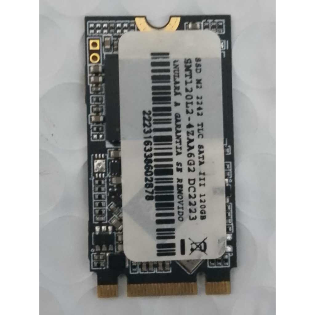 com defeito SSD  M2  sata  2242  120gb ler a descrição