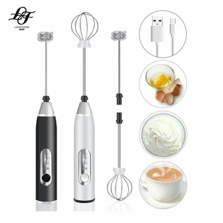Batedeira USB Recarregável, 3 Velocidades: Ideal para Café, Leite e Ovos