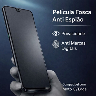 Película Cerâmica Fosca Privacidade Motorola G04 G05 G10 G14 G15 G22 G24 G31 G32 G34 G54 G60 G75 G84