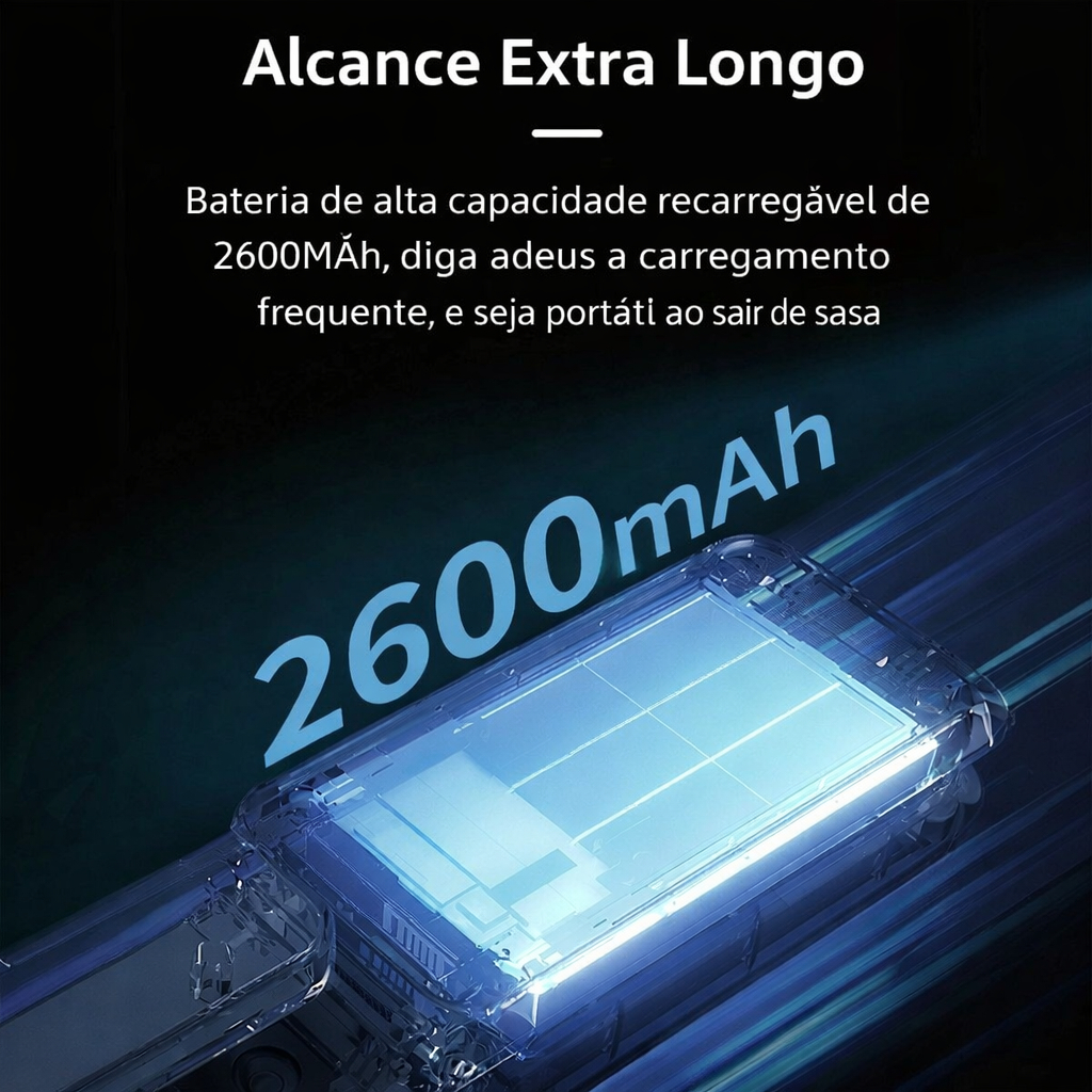 Impressora Portátil A4 Térmica Bluetooth Sem Tinta Recarregável USB Bateria 2600mAh para Celular — imagem 2 de 2
