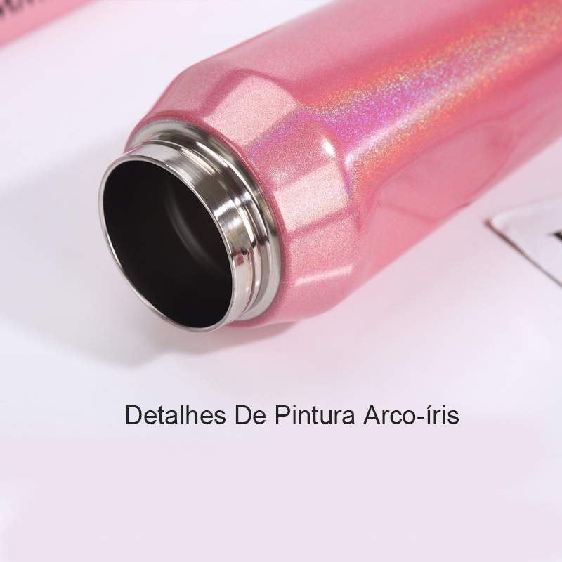 Garrafa Térmica 1000ML 800ML Inox Premium Tampa Antivazamento Bico Rosqueável Bebida Quente Fria · foto 2