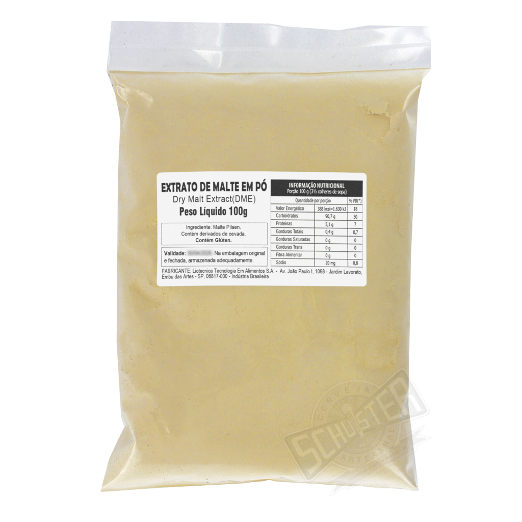 100g Extrato de Malte Seco 100% Malte DME 100 gramas em Oferta na Shopee