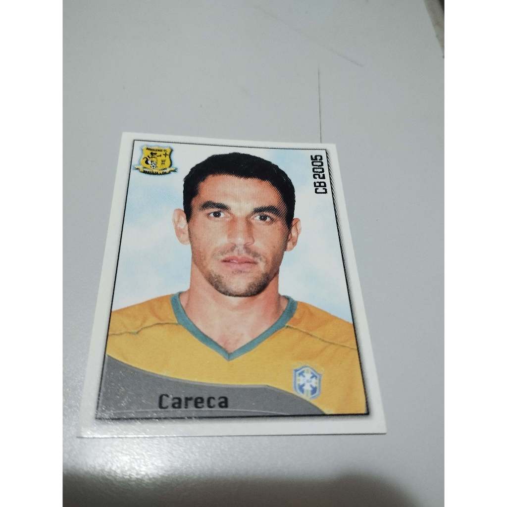 FIGURINHA CARECA SELEÇÃO BRASILEIRA DA COLEÇÃO CAMPEONATO BRASILEIRO DE 2005 FIGURINHAS
