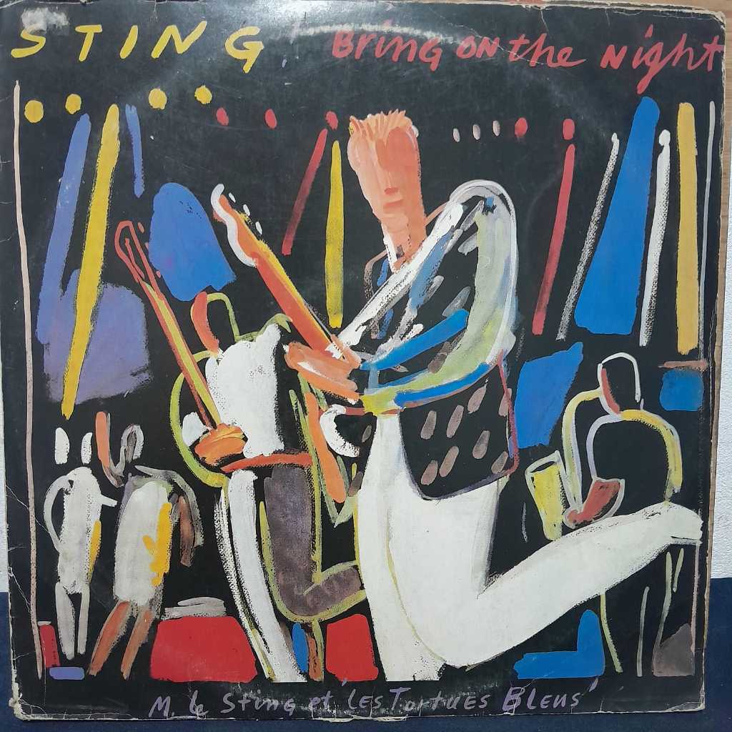 LP STING — BRING ON THE NIGHT — ÁLBUM DUPLO DE 1986, EM ESTADO ÓTIMO DE CONSERVAÇÃO AUDITIVA. ACOMPANHA ENCARTES ORIGINA