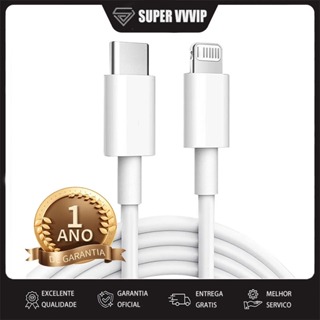 【Brasil Spot Sale】Cabo Carregador Turbo 1 Metro Tipo C 20W Para iPhone 11 12 13 14 Pro Max - Carregamento Rápido Seguro em Oferta na Shopee