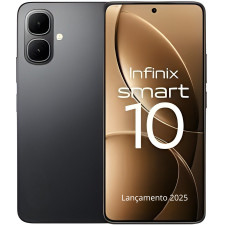 Smartphone Infinix Smart 10 Com Tela 6.67 com 120Hz Bateria 5000mAh Android 15 Envio Imediato