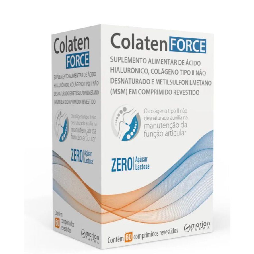 Colaten Force suplemento alimentar Colageno tipo ||  c/60 comprimidos